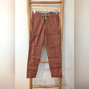 Vuori Women's Coral Vintage Ripstop Pant in Copper Size XS Organic Cotton Pants